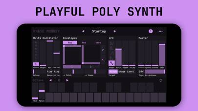 Phase Monkey  Poly Synth App-Screenshot #1