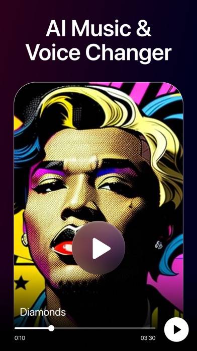 Music AI : Song Generator Captura de pantalla de la aplicación #1