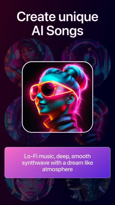 Music AI : Song Generator Captura de pantalla de la aplicación #3