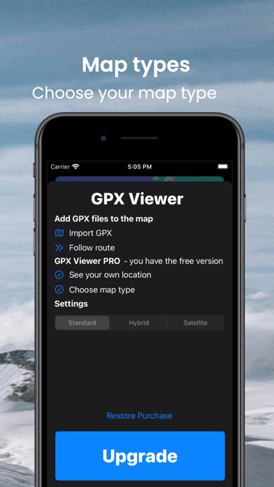 GPX Viewer plus App-Screenshot