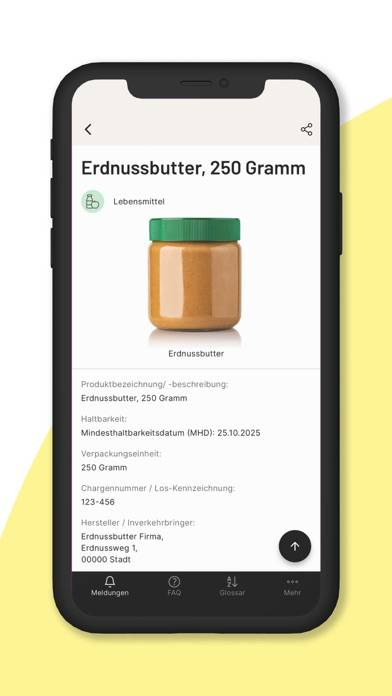 Lebensmittelwarnung.de App-Screenshot #3