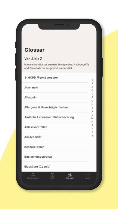 Lebensmittelwarnung.de App screenshot #5