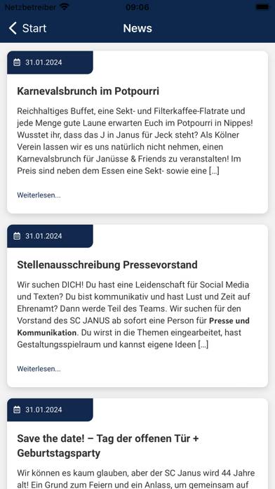SC Janus Köln App screenshot #5