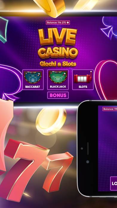 Live Casino & Slots Capture d'écran de l'application #4