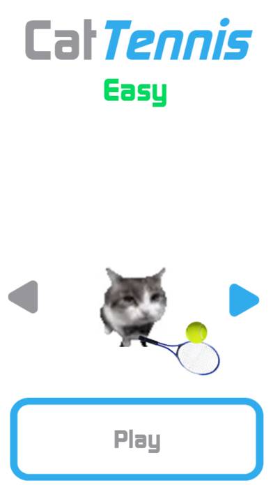 Cat Tennis Captura de pantalla de la aplicación #1
