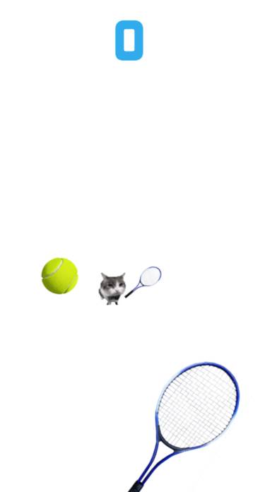 Cat Tennis Captura de pantalla de la aplicación #2