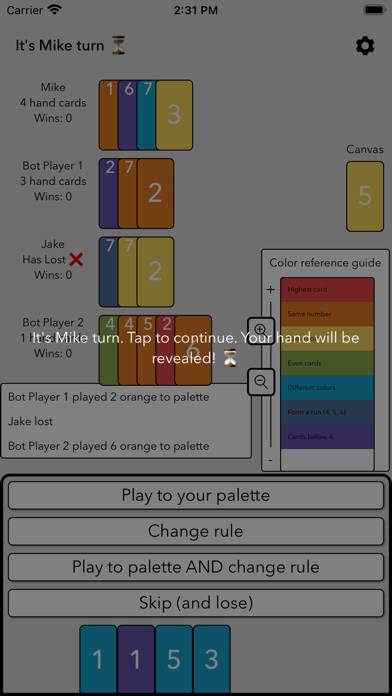 Red7 Card Game App screenshot #4