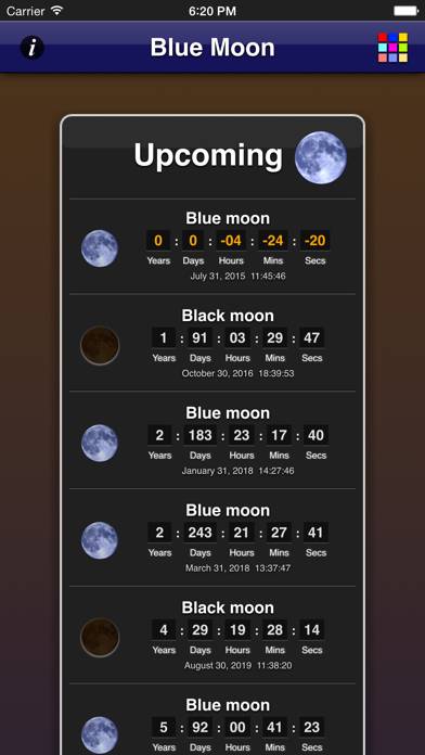 Blue Moon App App screenshot #1
