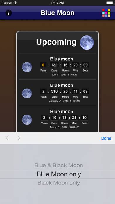 Blue Moon App App screenshot #2
