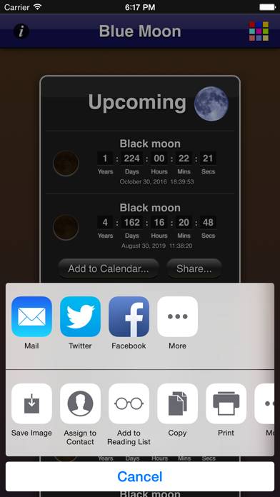 Blue Moon App App screenshot #5