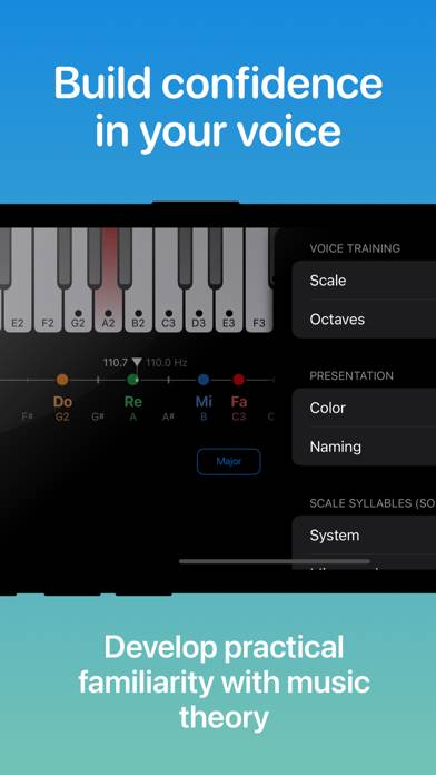 Sing Scales App screenshot