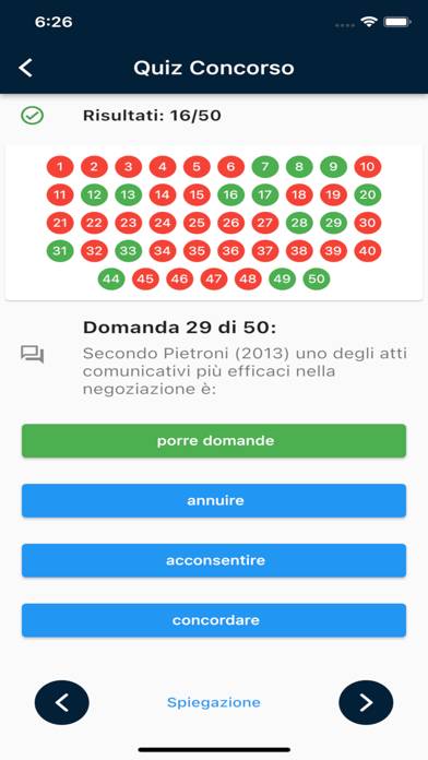 Concorso Docenti Schermata dell'app