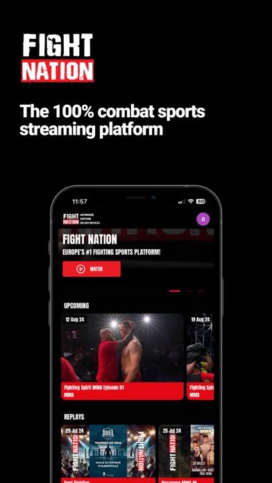 Fight Nation App screenshot #1