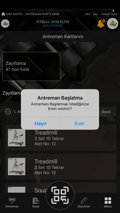 Fitbull Gym App screenshot