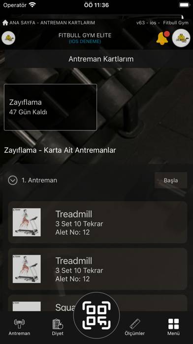 Fitbull Gym App screenshot