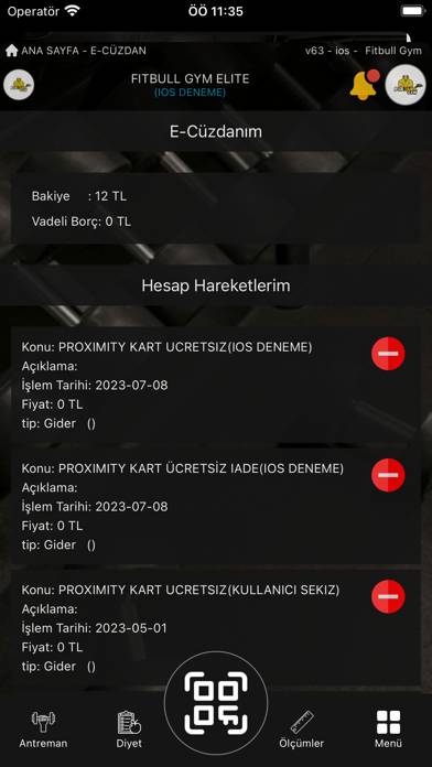 Fitbull Gym App screenshot