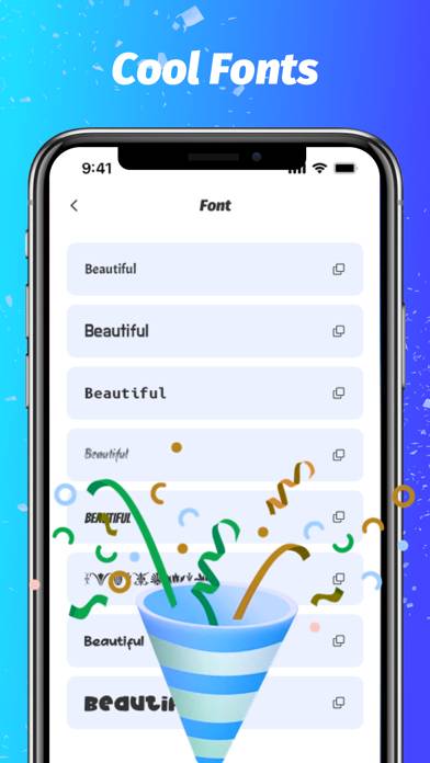 Fonts Art & Keyboard Set App skärmdump #3