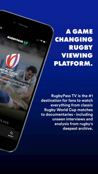 RugbyPass TV Schermata dell'app #2