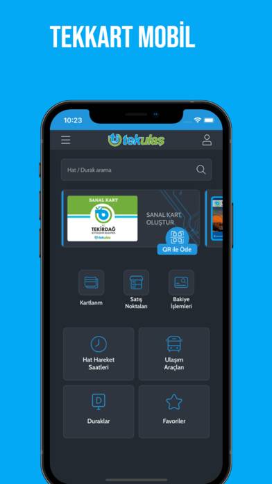 Tekirdağ Kart App screenshot