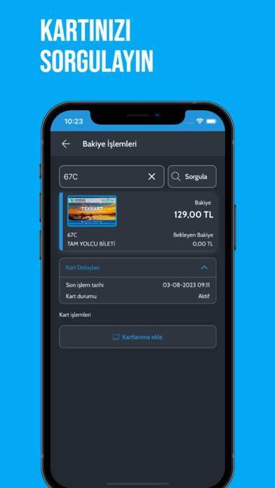 Tekirdağ Kart App screenshot