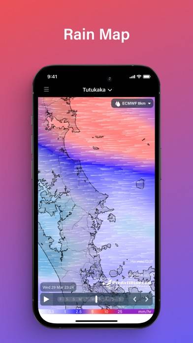PredictRain App-Screenshot