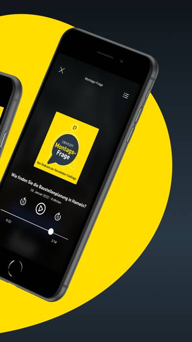 DEWEZET App-Screenshot