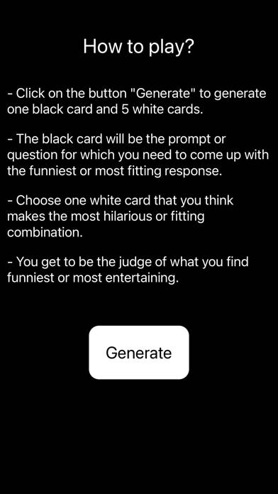 Cards Versus Humanity App screenshot #2