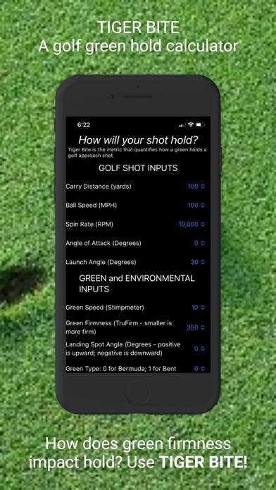 Tiger Bite - Green Hold Metric screenshot