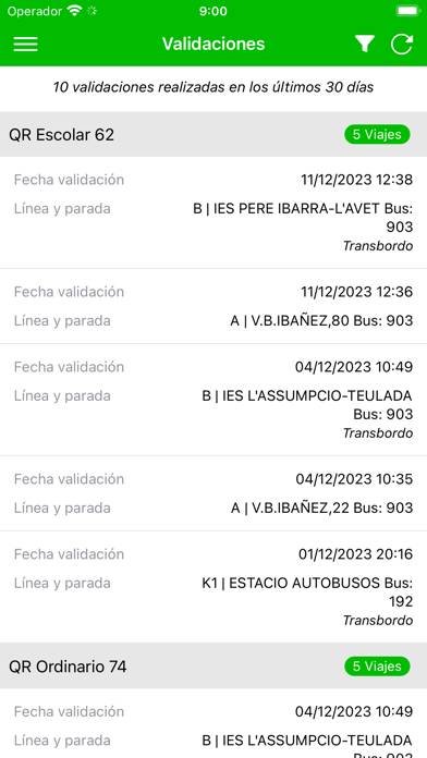 Movilidad Elche Captura de pantalla de la aplicación