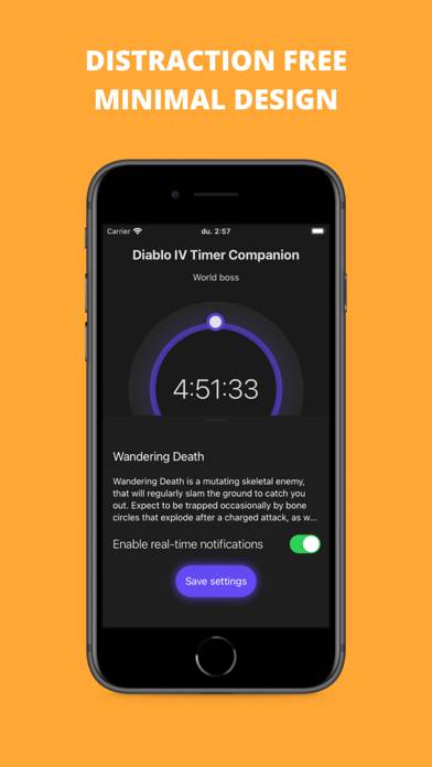Diablo IV Timer App skärmdump #2