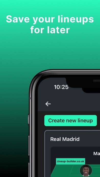 Lineup builder Captura de pantalla de la aplicación #6