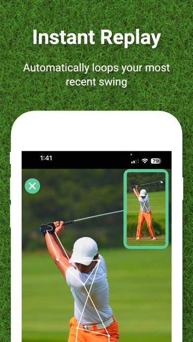 Golfschwung-Vision: Zeitlupe App-Screenshot