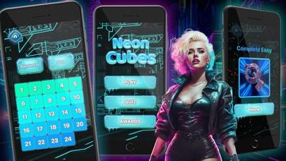Neon Cubes App screenshot #2