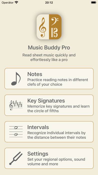 Music Buddy Pro – Learn notes Capture d'écran de l'application #1
