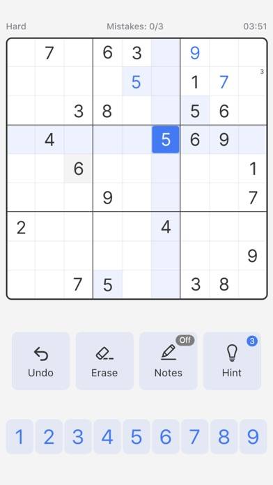 Sudoku Classic Puzzles Games App screenshot #1