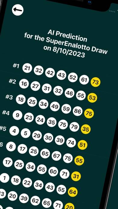 Lotto.ai Number Prediction Uygulama ekran görüntüsü #3
