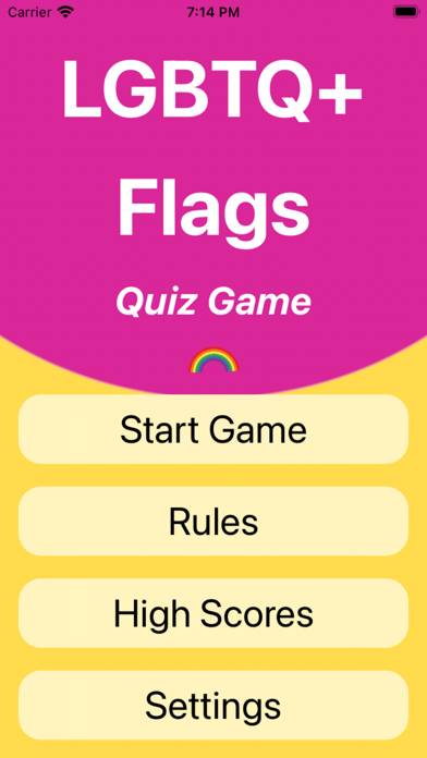 LGBTQ plus Flags Quiz App screenshot #1