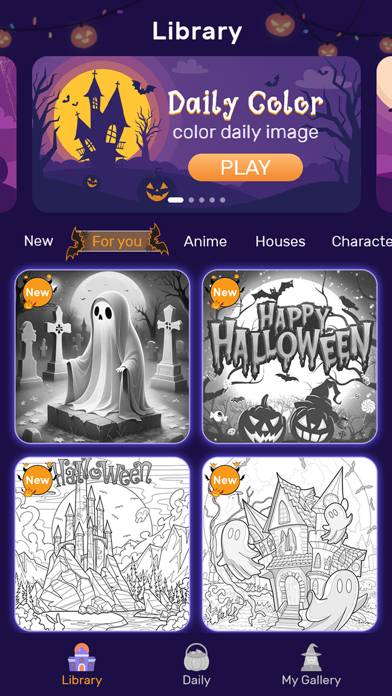 Halloween Coloring Book Games App screenshot #6