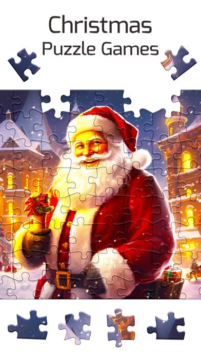 Christmas Jigsaw Puzzles. skärmdump