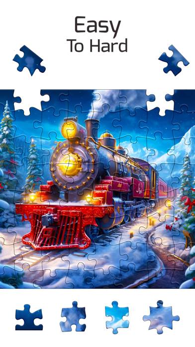 Christmas Jigsaw Puzzles. skärmdump av spelet