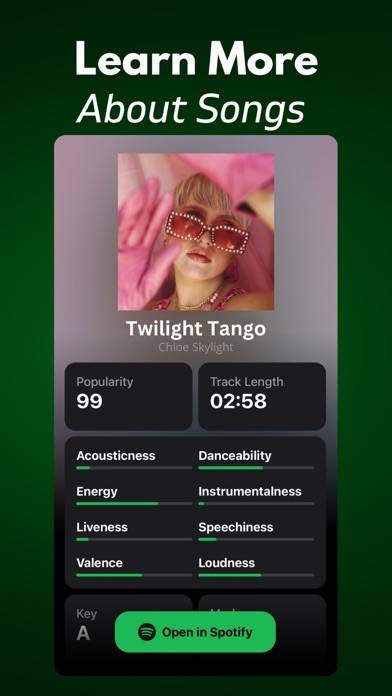StatsApp for Spotify Stats App skärmdump