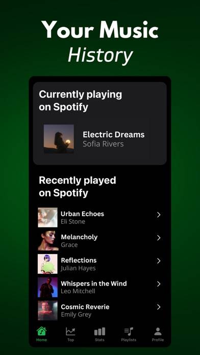 StatsApp for Spotify Stats App skärmdump