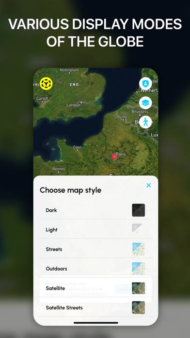 Live Earth Map 3D Captura de pantalla de la aplicación #5