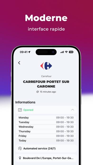 Essence moins chère Capture d'écran de l'application