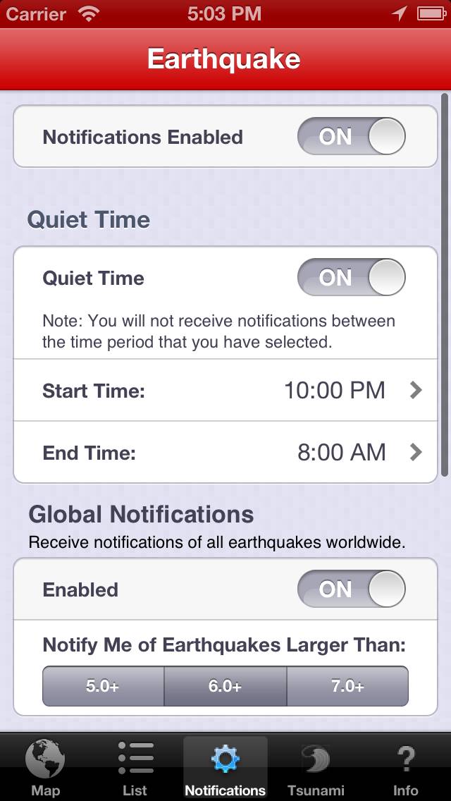 Earthquake Schermata dell'app #4