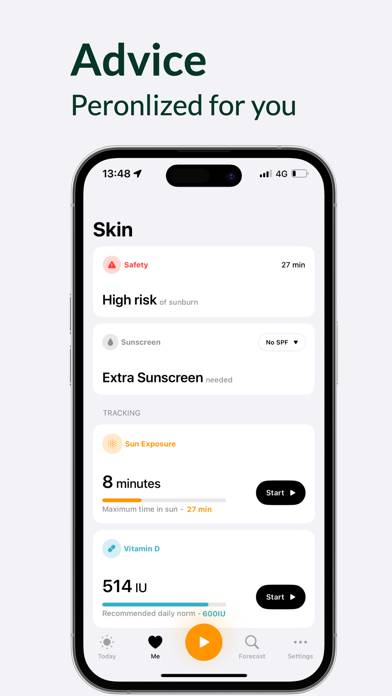 UV Index Tracker: SunSafe App skärmdump #4