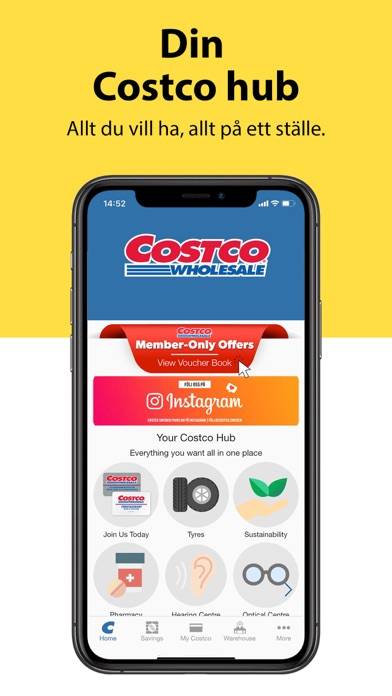 Costco Wholesale Sweden App skärmdump