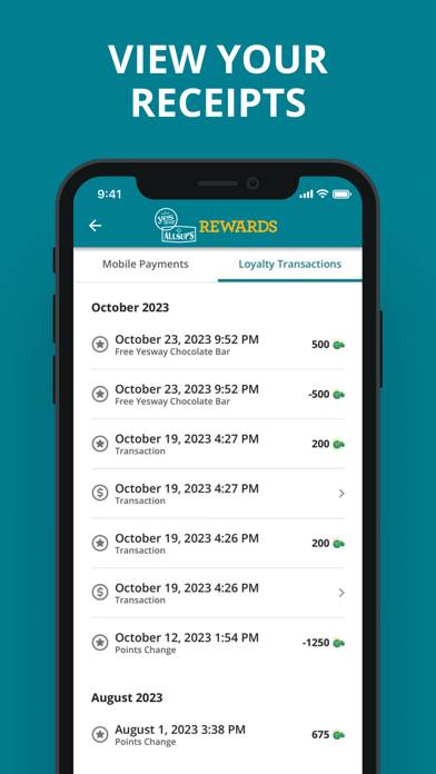 Yesway & Allsup’s Rewards App screenshot #5
