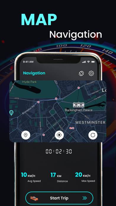 GPS Speedometer Speed Tracker App screenshot #4