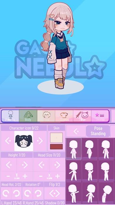 Gacha nebula & Nox dress up App screenshot #1
